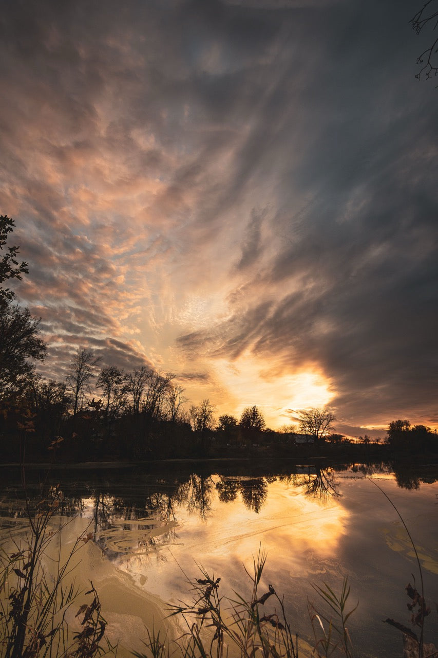 Dramatic Sky Reflection