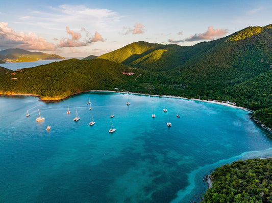 Tropical Harbor Anchorage