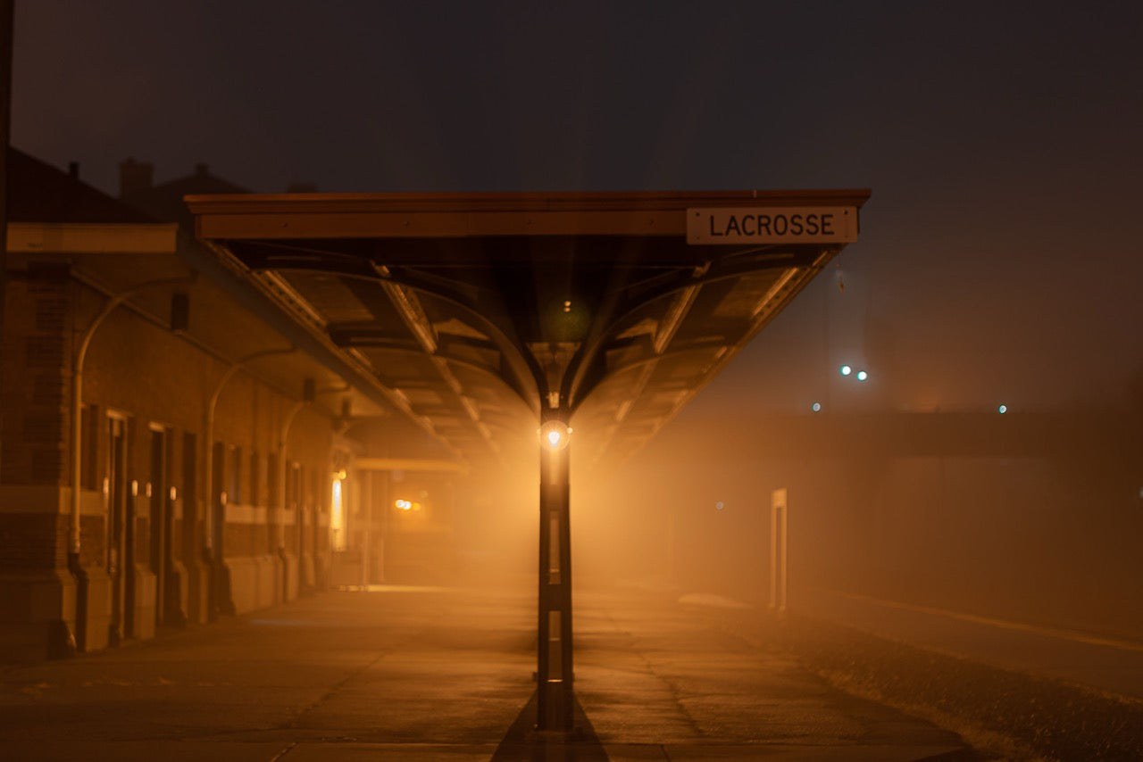 Platform in Fog
