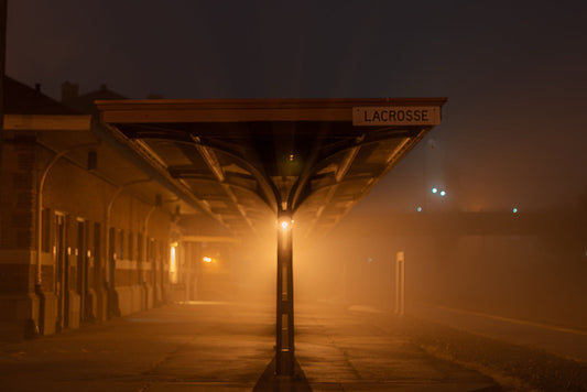 Platform in Fog