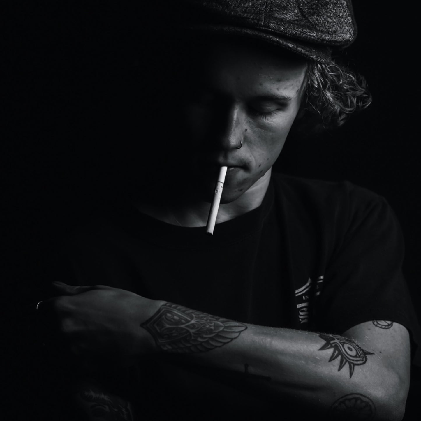B&W Mysterious Man by Bailey Nelson