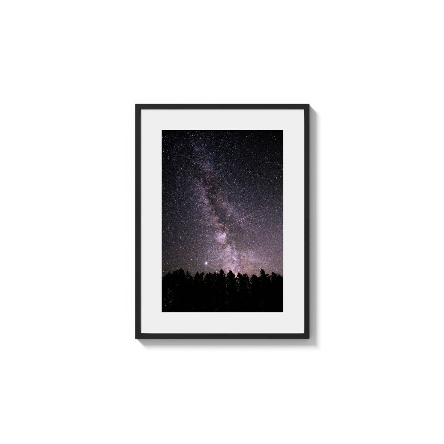 Galactic Core Over Pines