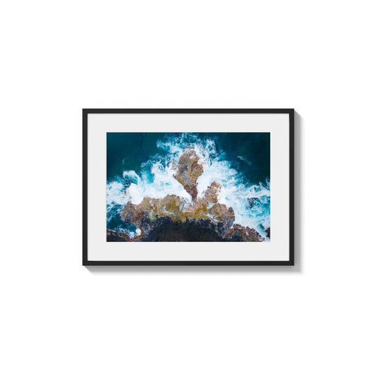 Turbulent Rock Outcrop