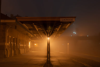 Platform in Fog