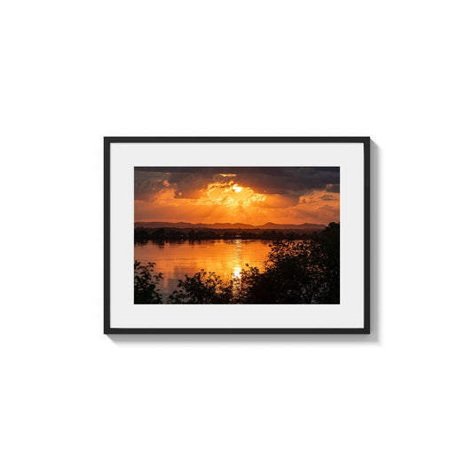 Sunburst Over Surface